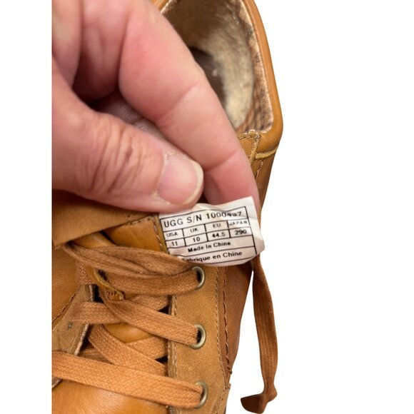 UGG Australia mens brown leather oxford sneaker hybrid shoes sz 11 SKU 9973 main image 7